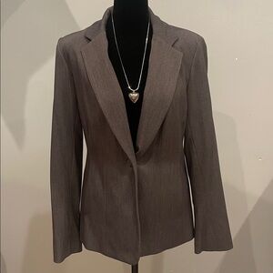 Gray Blazer Rafaela size 4 like new fitted professional